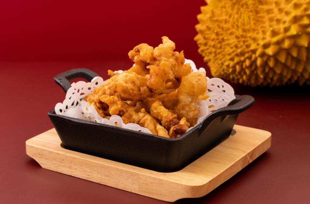 創(chuàng)意新品丨榴蓮酥肉，吃一口就忘不掉的味道！